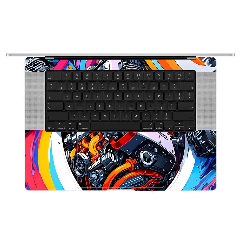 Power in Motion MacBook Pro 16 M5 Pro/Max 2026 Laptop Skin