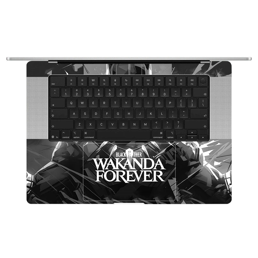 Black Panther Wakanda Forever MacBook Pro 16 M5 Pro/Max 2026 Laptop Skin