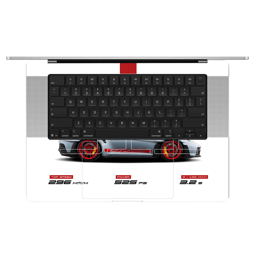 Porsche 911 GT3 RS MacBook Pro 16 M5 Pro/Max 2026 Laptop Skin