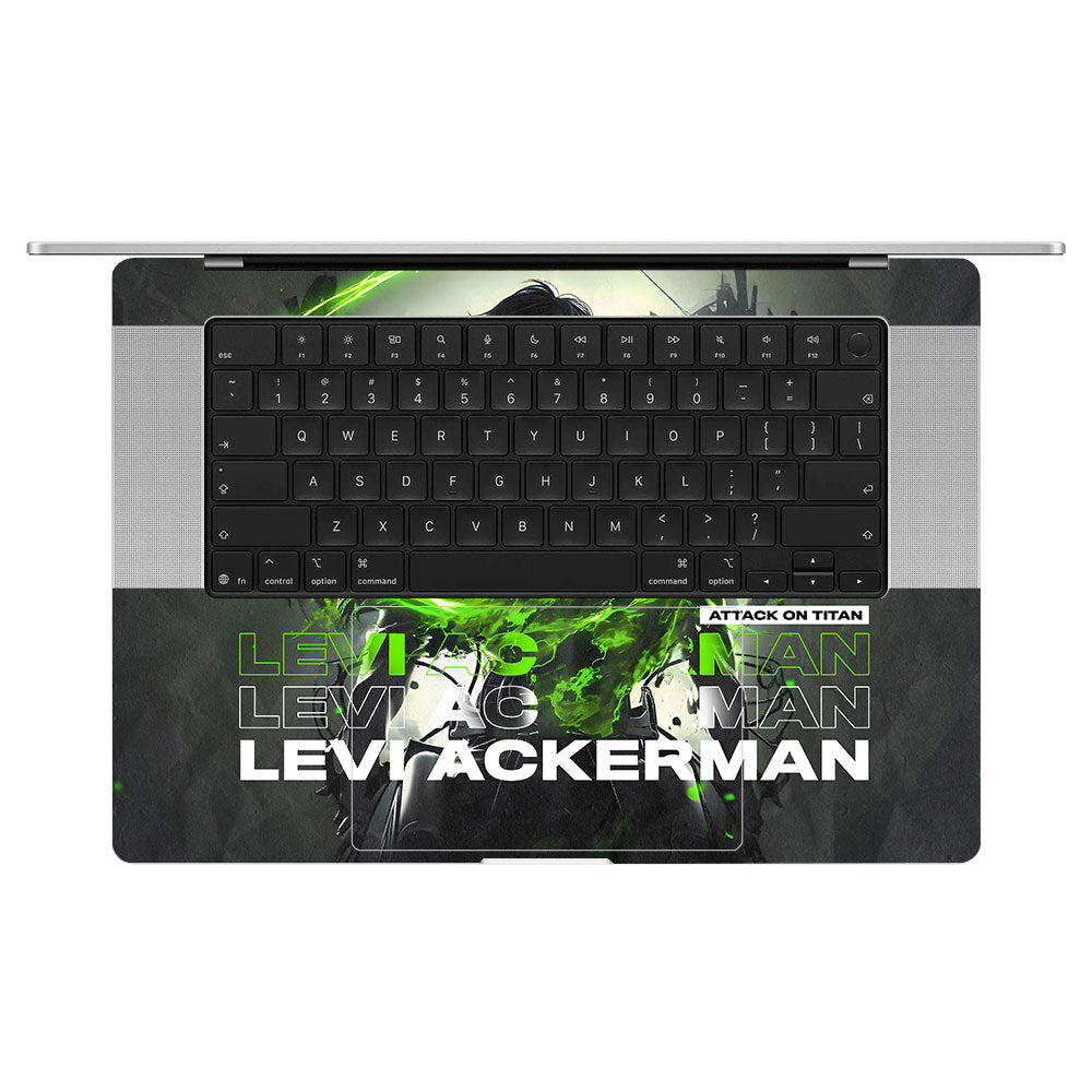 Levi Ackerman  Fury MacBook Pro 16 M5 Pro/Max 2026 Laptop Skin