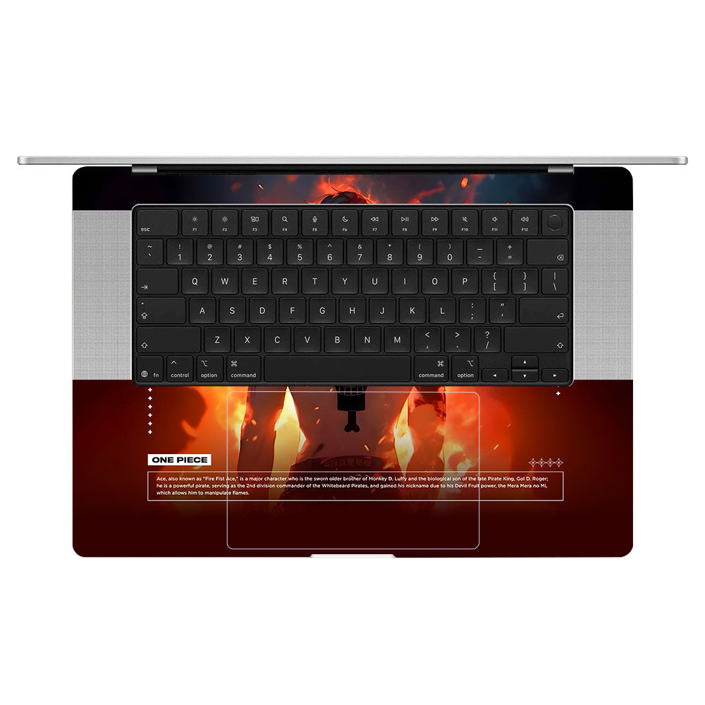 Fire Fist Ace MacBook Pro 16 M5 Pro/Max 2026 Laptop Skin