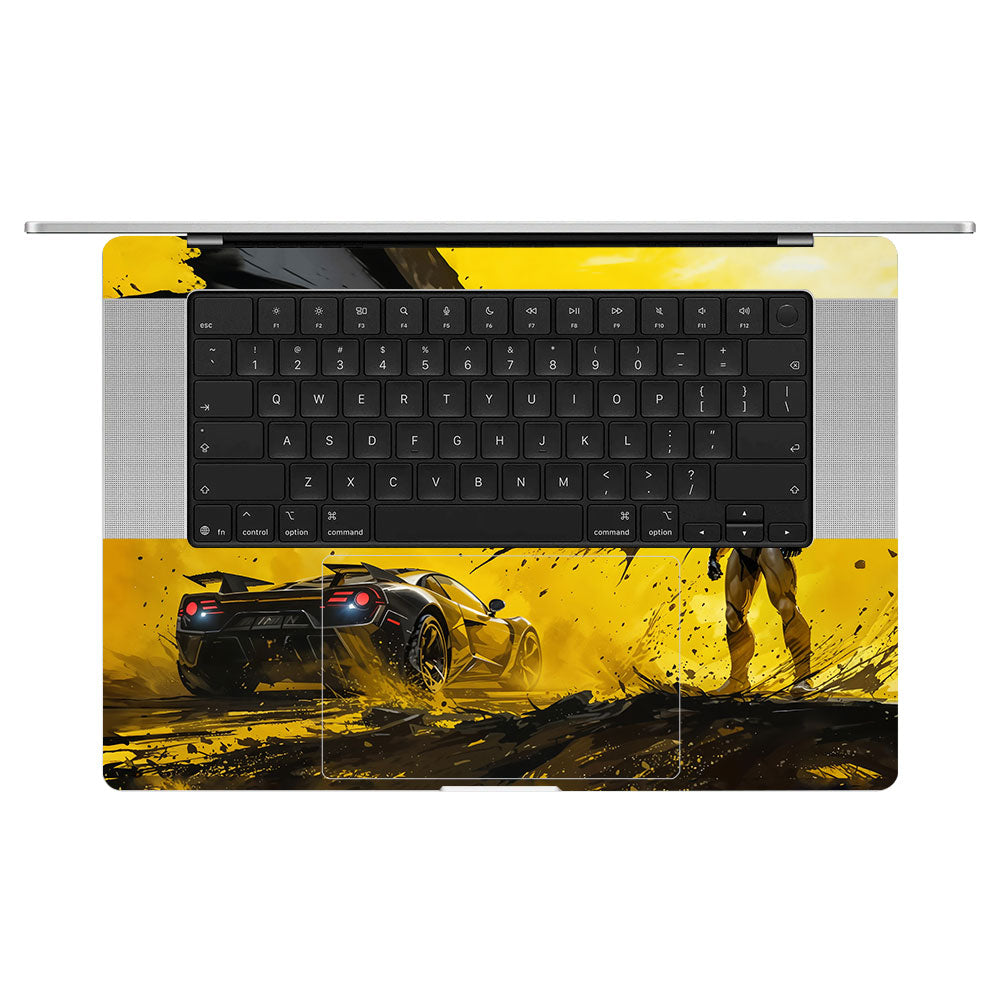 Dark Knight Velocity MacBook Pro 16 M5 Pro/Max 2026 Laptop Skin