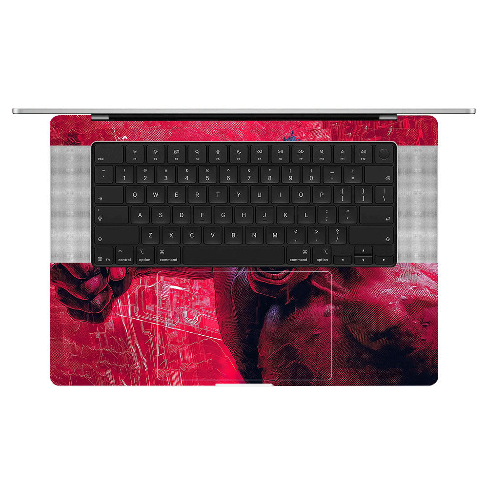 Gamma Rage Red Hulk MacBook Pro 16 M5 Pro/Max 2026  Laptop Skin