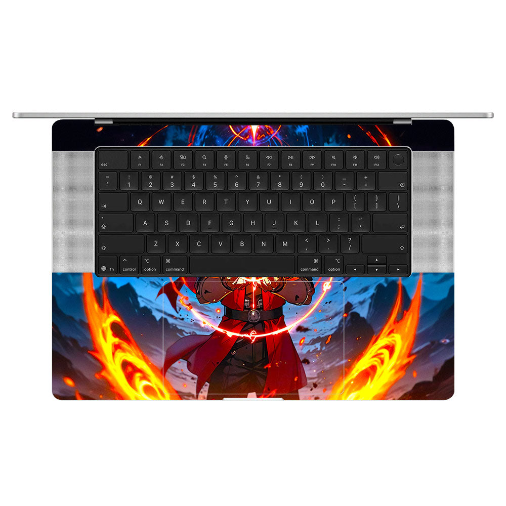 Edward Elric Fullmetal Alchemist MacBook Pro 16 M5 Pro/Max 2026 Laptop Skin