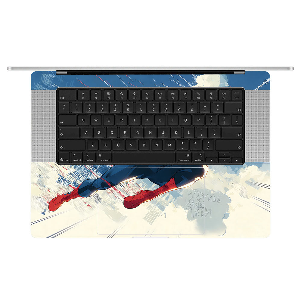Spiderman Velocity MacBook Pro 16 M5 Pro/Max 2026 Laptop Skin