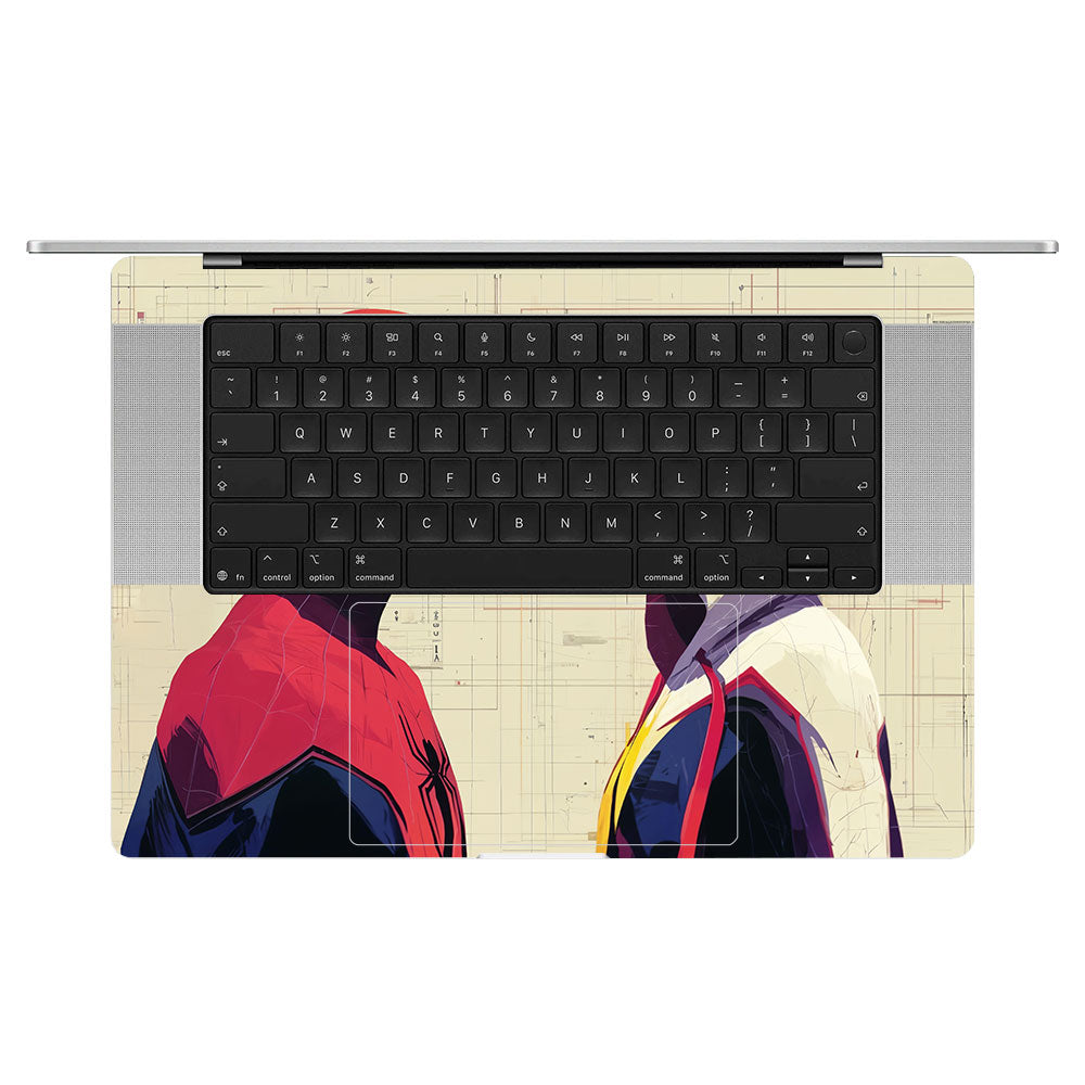 Spider Man X Spider Gwen MacBook Pro 16 M5 Pro/Max 2026 Laptop Skin