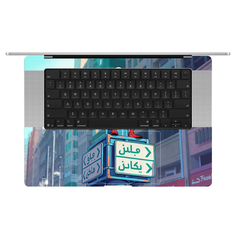 Arabian Spider Man MacBook Pro 16 M5 Pro/Max 2026 Laptop Skin