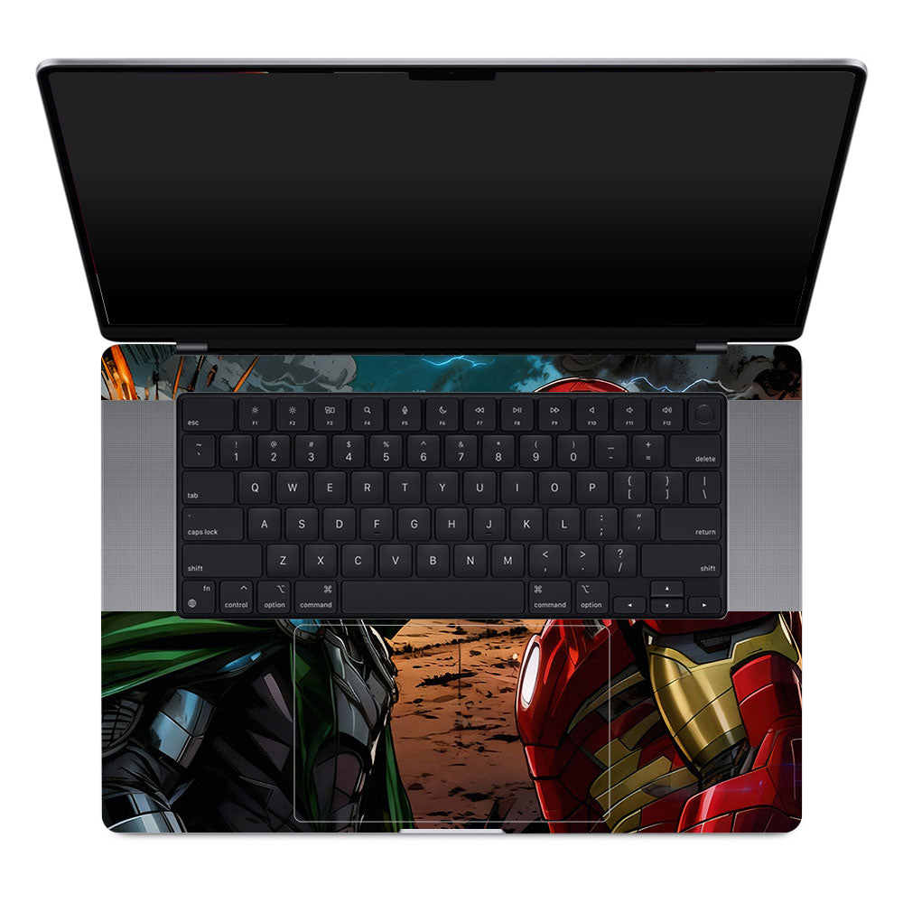 Iron Man vs Doom MacBook Pro 16 M1, M2, M3, M4 2021-2024 Laptop Skin