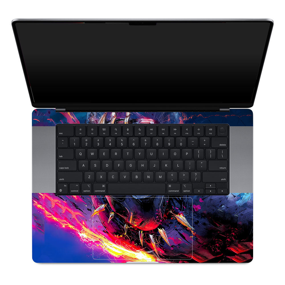 Vibranium Fury Wakandan Charge MacBook Pro 16 M1, M2, M3, M4 2021-2024 Laptop Skin