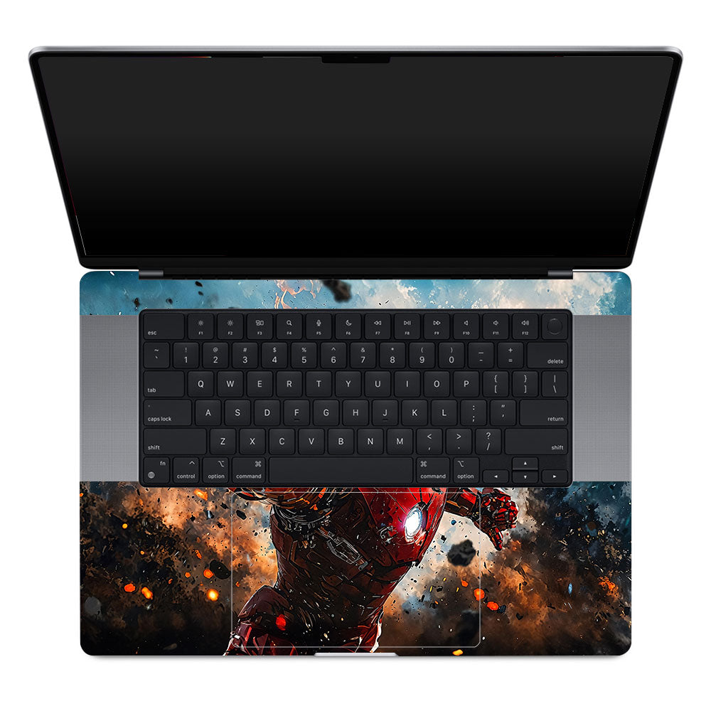 Iron Imapct The Arc Reactor MacBook Pro 16 M1, M2, M3, M4 2021-2024 Laptop Skin