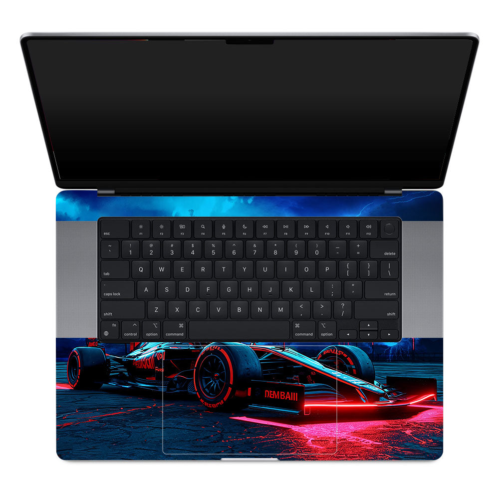 Fututristic Formula 1 MacBook Pro 16 M1, M2, M3, M4 2021-2024 Laptop Skin