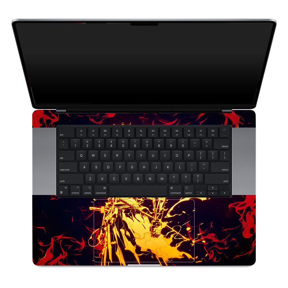 Bleach Ichigo Bankai Form MacBook Pro 16 M1, M2, M3, M4 2021-2024 Laptop Skin