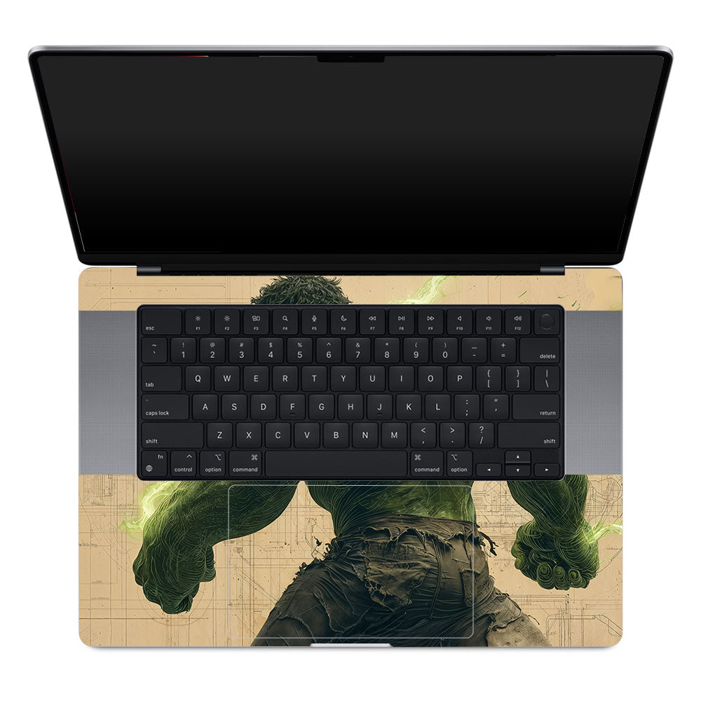 Hulk Unleashed MacBook Pro 16 M1, M2, M3, M4 2021-2024 Laptop Skin