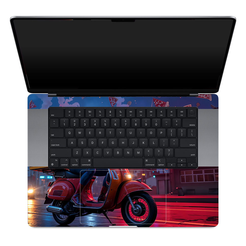 Pizza Spidey MacBook Pro 16 M1, M2, M3, M4 2021-2024 Laptop Skin