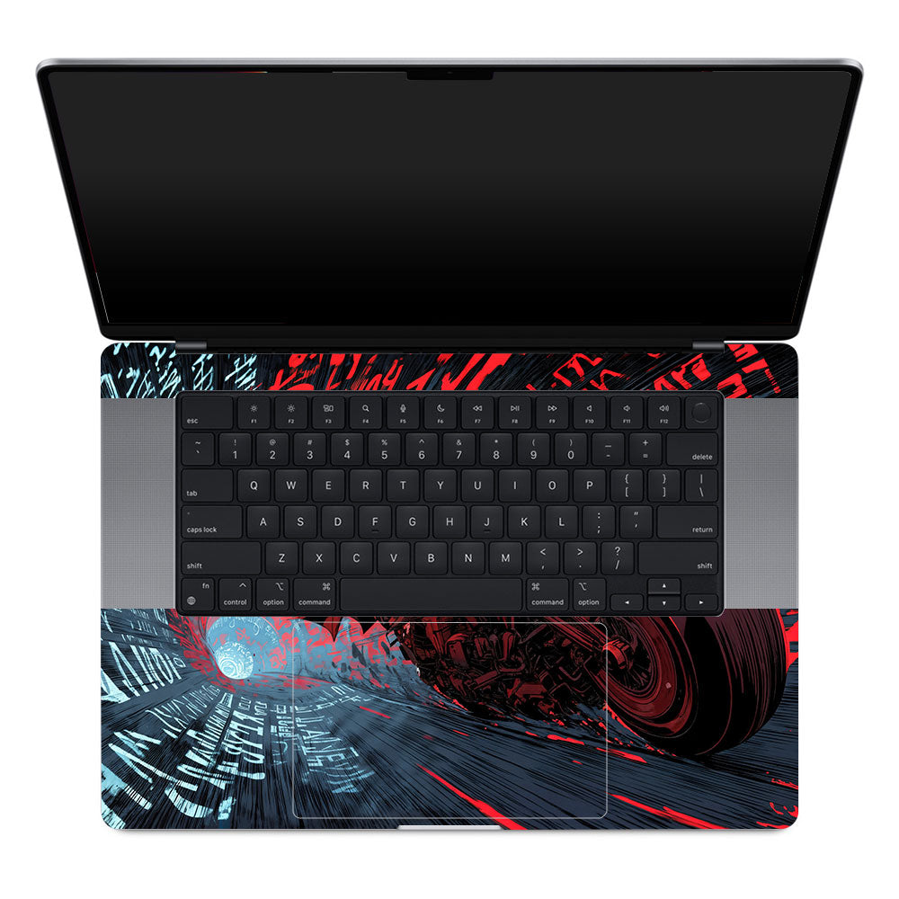 Dark Knight Overdrive  MacBook Pro 16 M1, M2, M3, M4 2021-2024 3D Laptop Skin