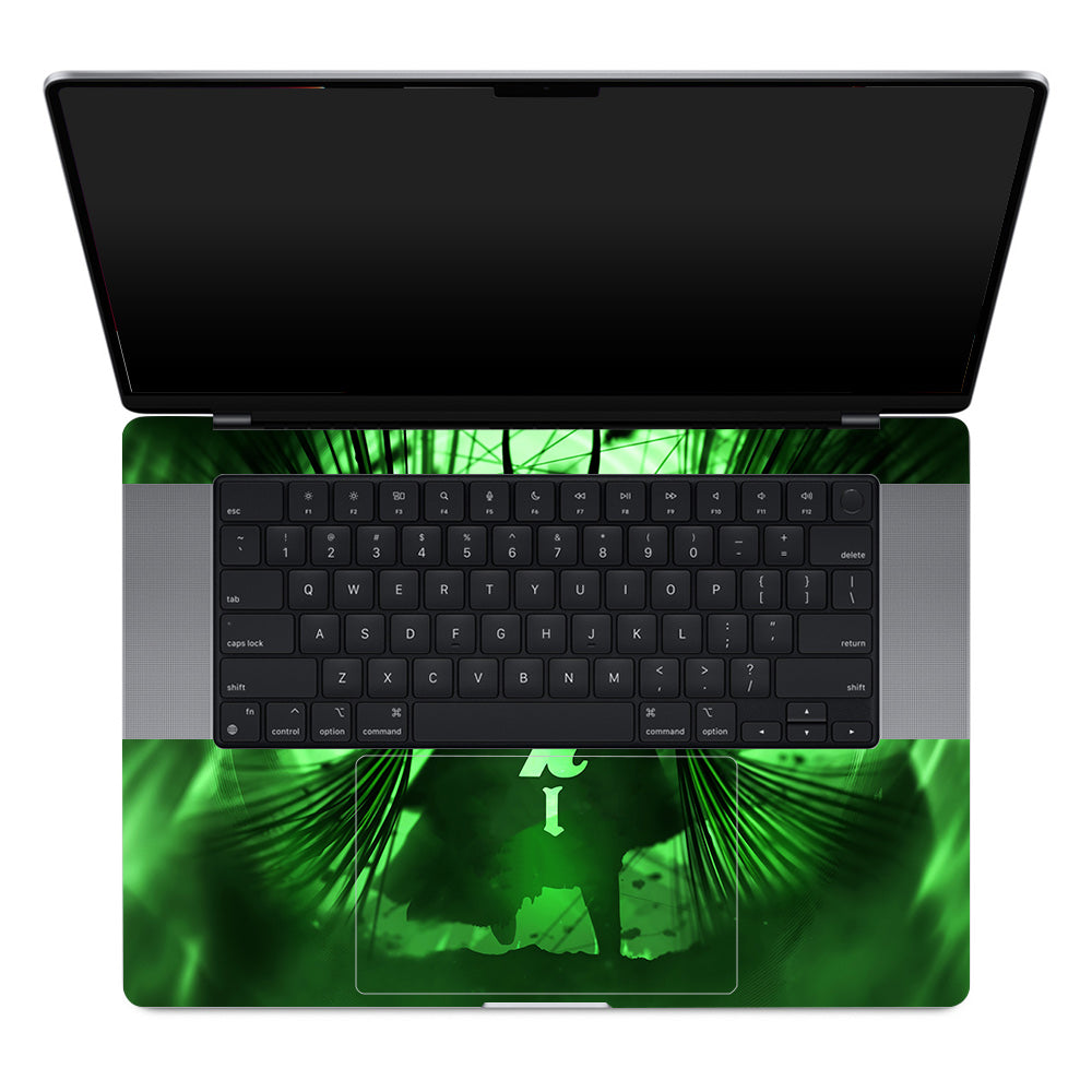 Loki's Green Aura  MacBook Pro 16 M1, M2, M3, M4 2021-2024 Laptop Skin