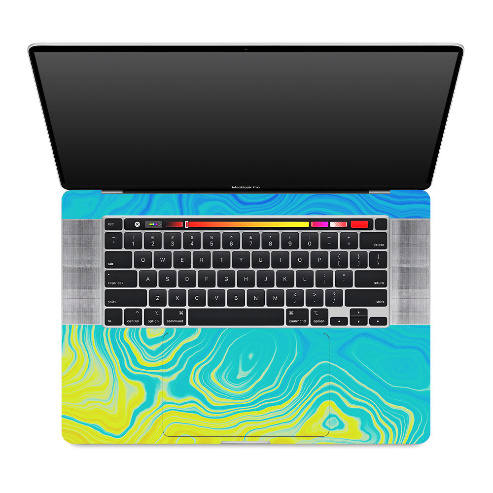 Ocean Gradient Waves MacBook Pro 16 2019 Laptop Skin