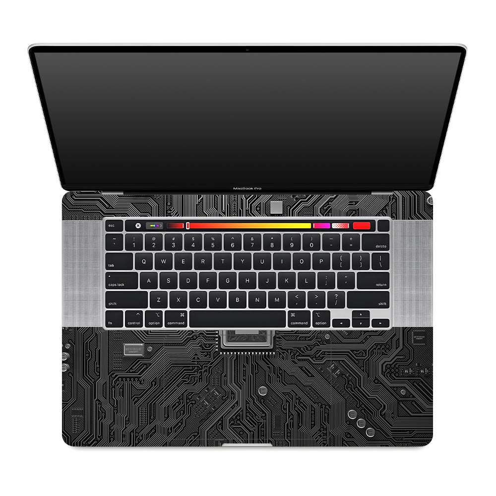 FOMO Circuit Dark Mode MacBook Pro 16 2019 Laptop Skin