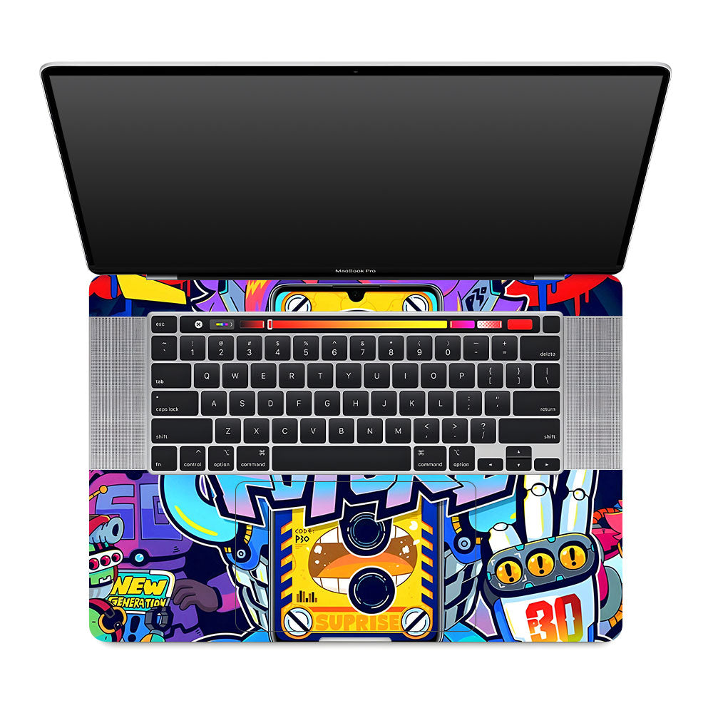 Futuristic Cyberpunk Vision MacBook Pro 16 2019 Laptop Skin