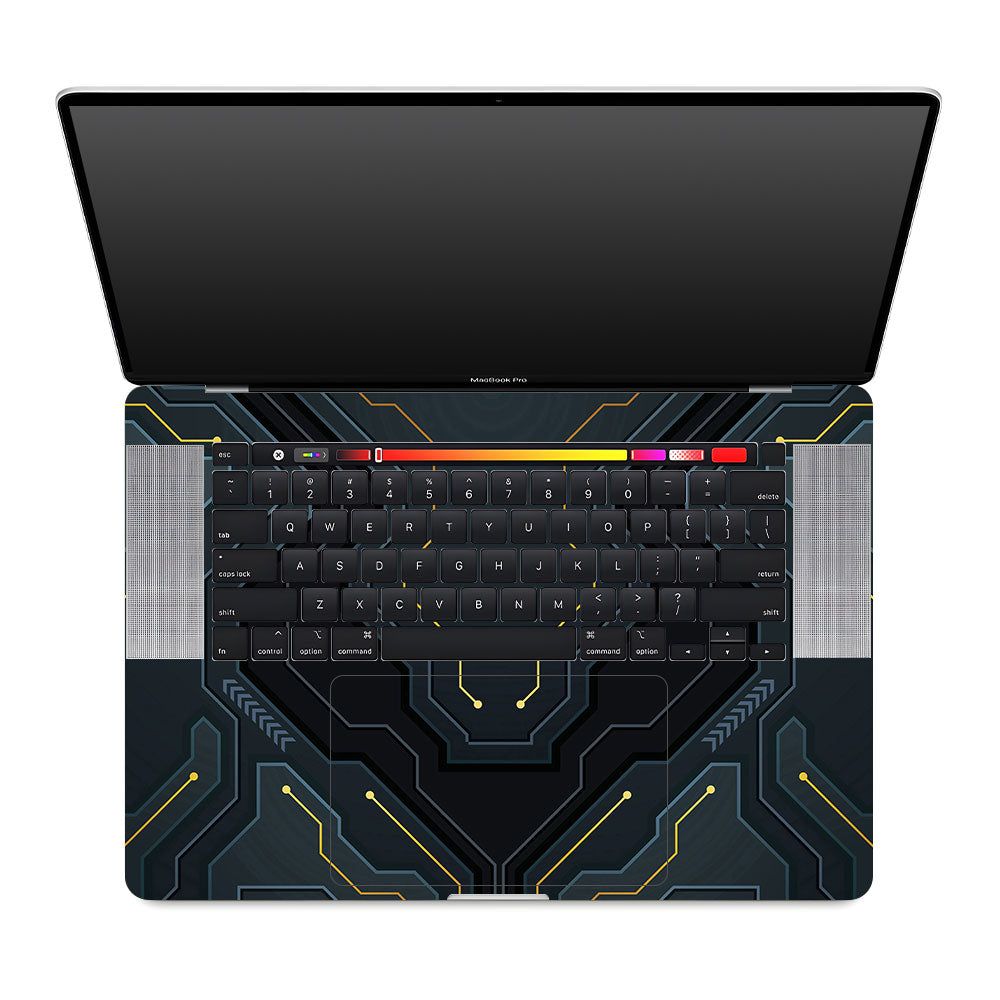 Futuristic Techno MacBook Pro 16 2019 Laptop Skin