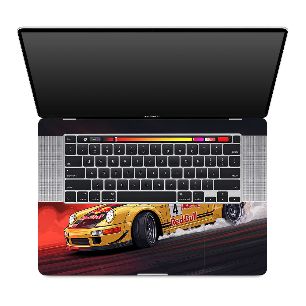 Porsche 911 Red Bull Classic Racer MacBook Pro 16 2019 Laptop Skin