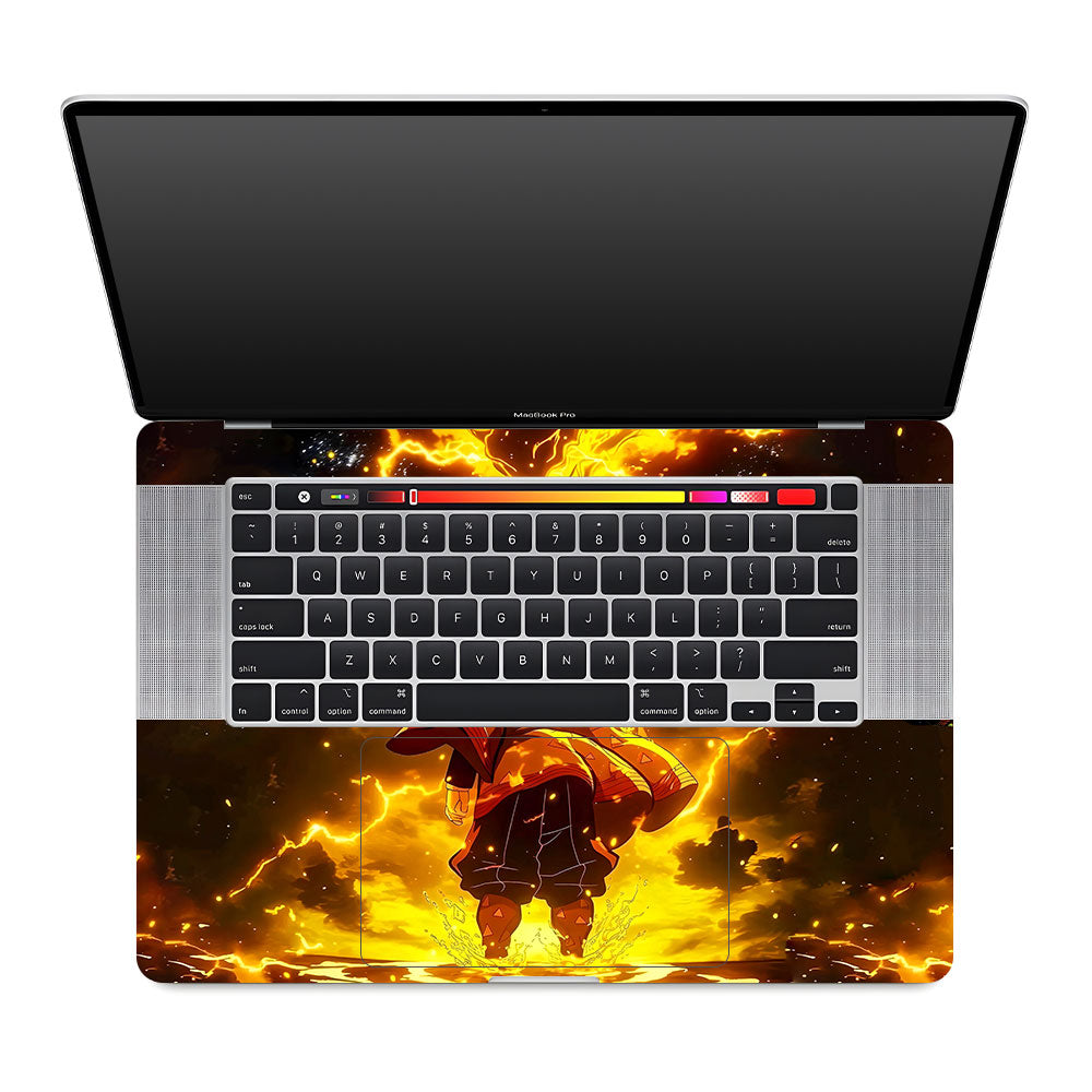 Zenitsu Lightning Strike MacBook Pro 16 2019 Laptop Skin
