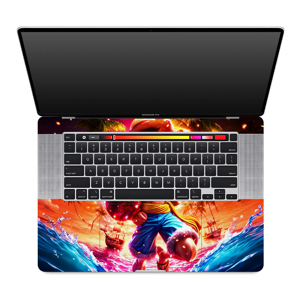 Luffy's Radiant Will MacBook Pro 16 2019 Laptop Skin