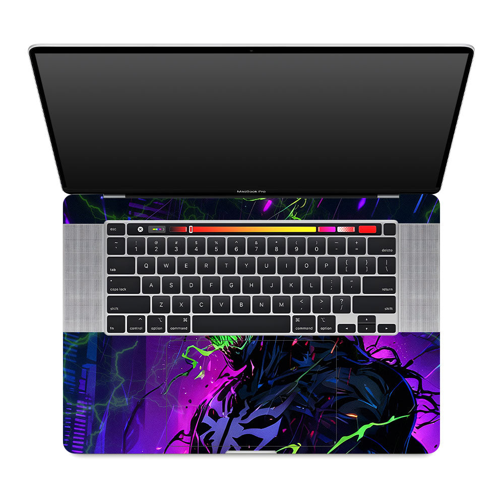 Venom Chaos Surge MacBook Pro 16 2019 3D Laptop Skin