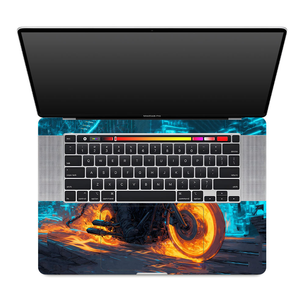 Hellfire Rider MacBook Pro 16 2019 Laptop Skin