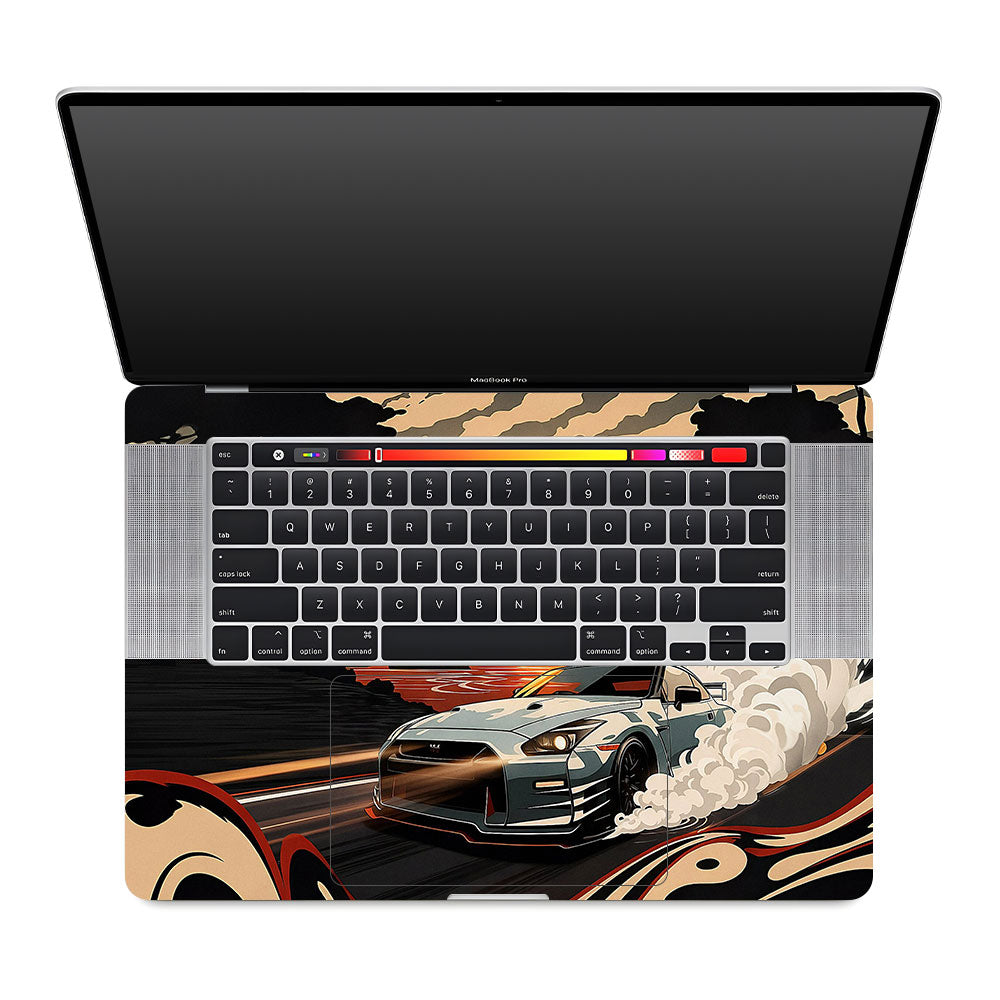 Samurai Rising Sun GTR MacBook Pro 16 2019  Laptop Skin