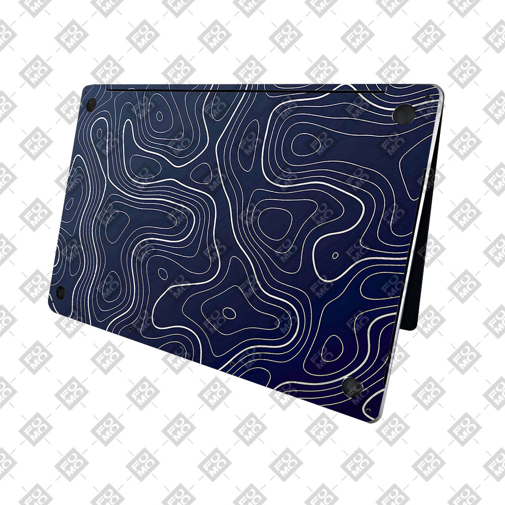 Fluid Lines Design MacBook Pro 16 2019 Laptop Skin