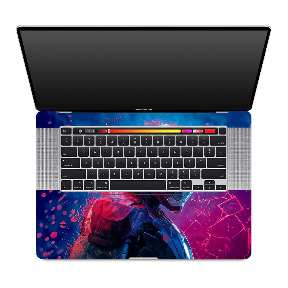 Iron Man Neon Tech MacBook Pro 16 2019 Laptop Skin