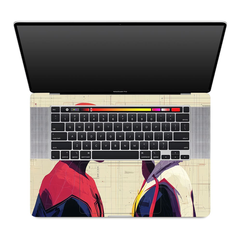 Spider Man X Spider Gwen MacBook Pro 16 2019 Laptop Skin