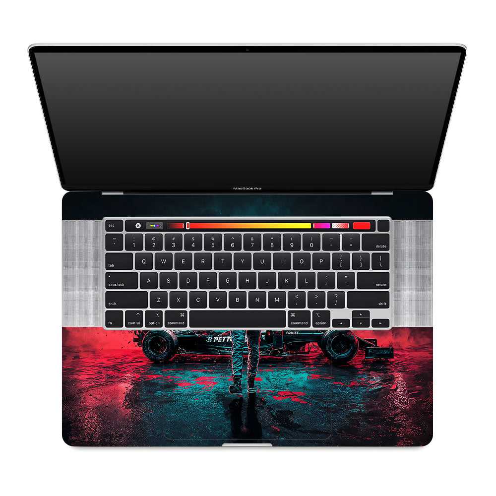 F1 Legend Racer MacBook Pro 16 2019 Laptop Skin