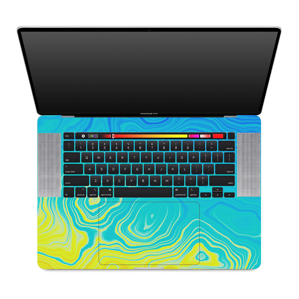 Ocean Gradient Waves MacBook Pro 16 2019 Laptop Skin
