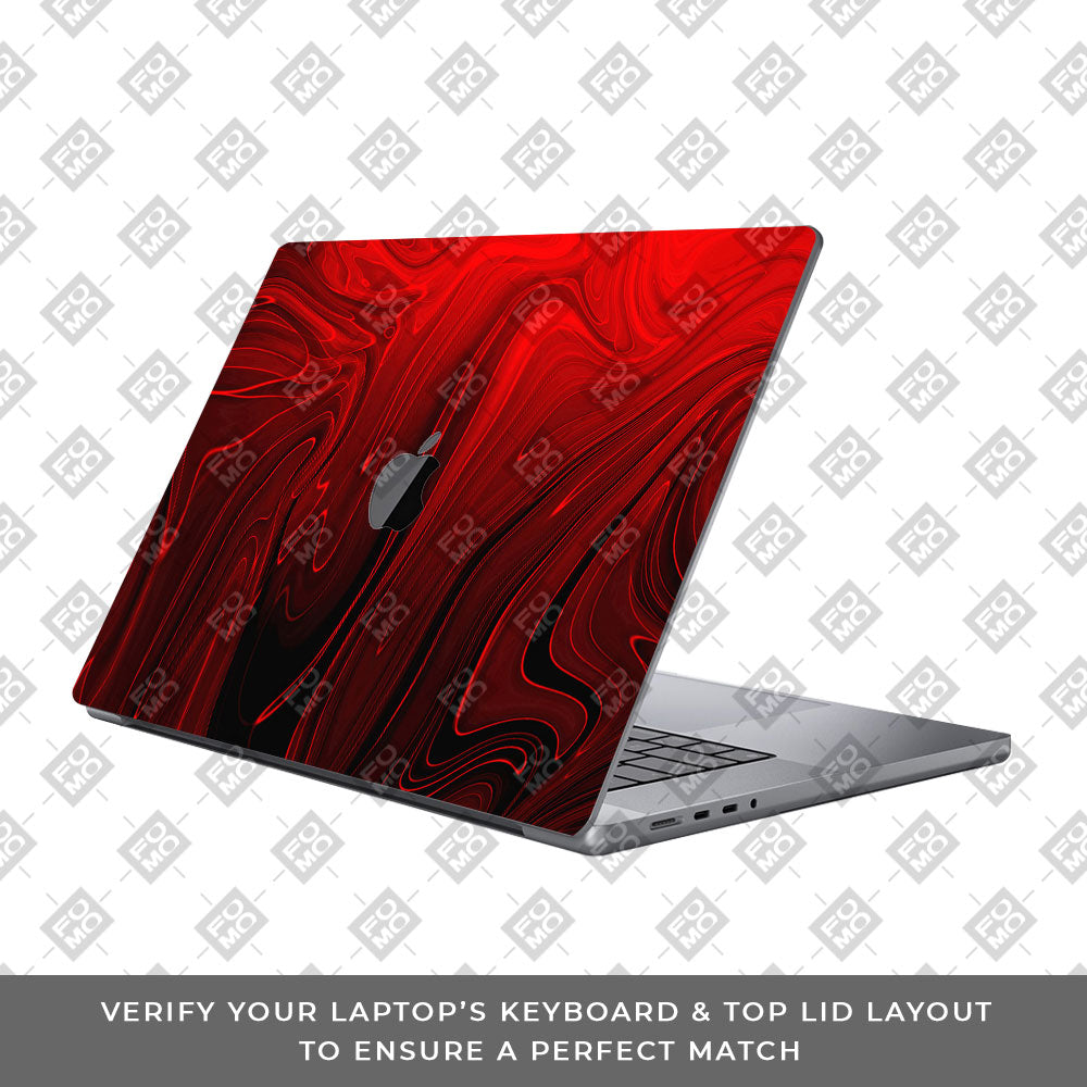 Fiery Waves MacBook Pro 16 2019 Laptop Skin