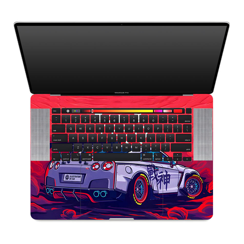 Nissan GTR Racing Edition MacBook Pro 16 2019 Laptop Skin