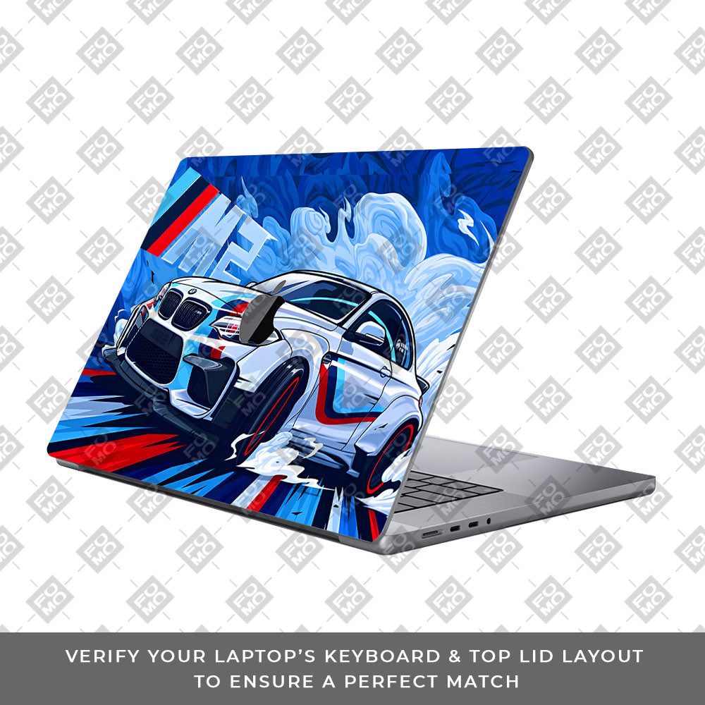 BMW M2 MacBook Neo Laptop Skin