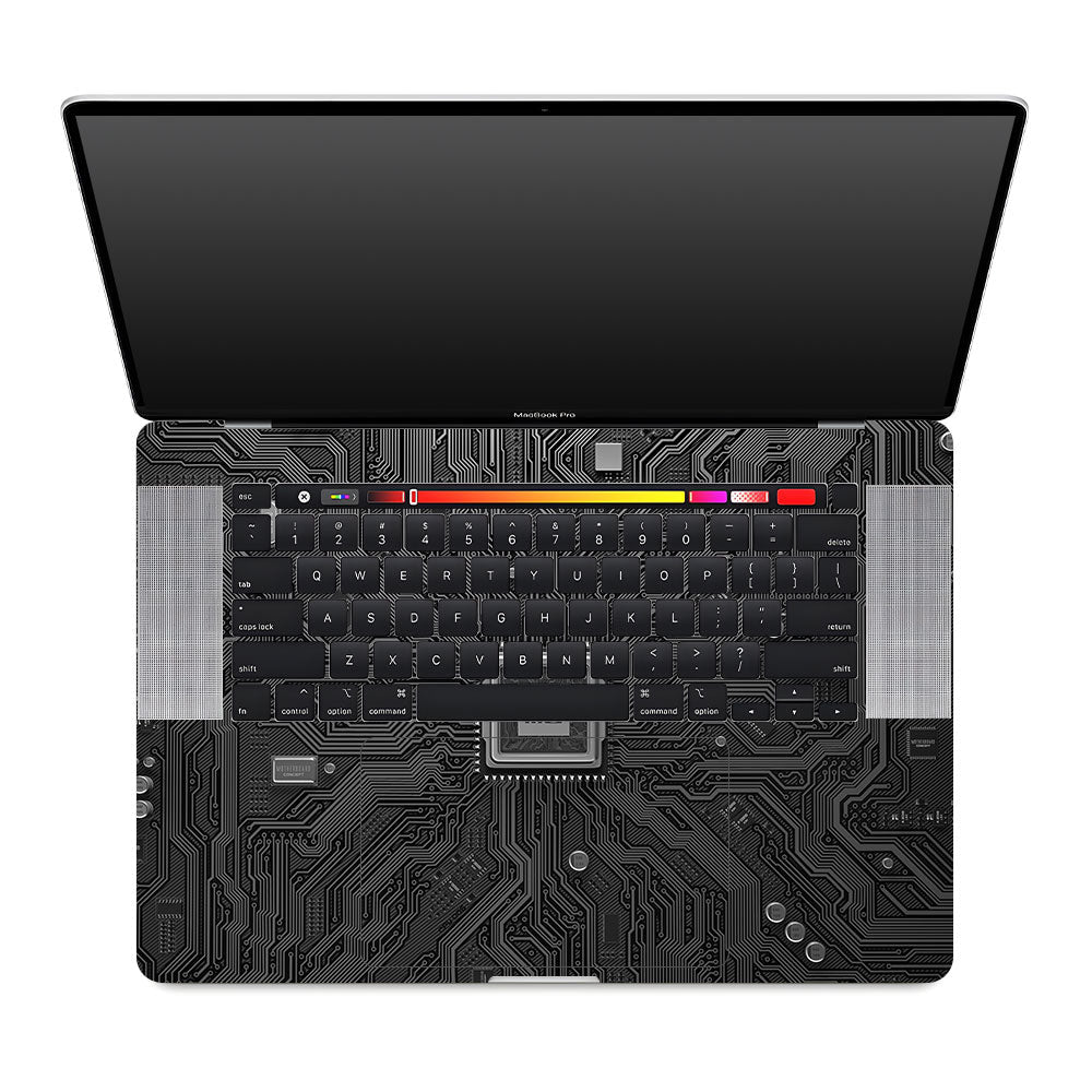 FOMO Circuit Dark Mode MacBook Pro 16 2019 Laptop Skin