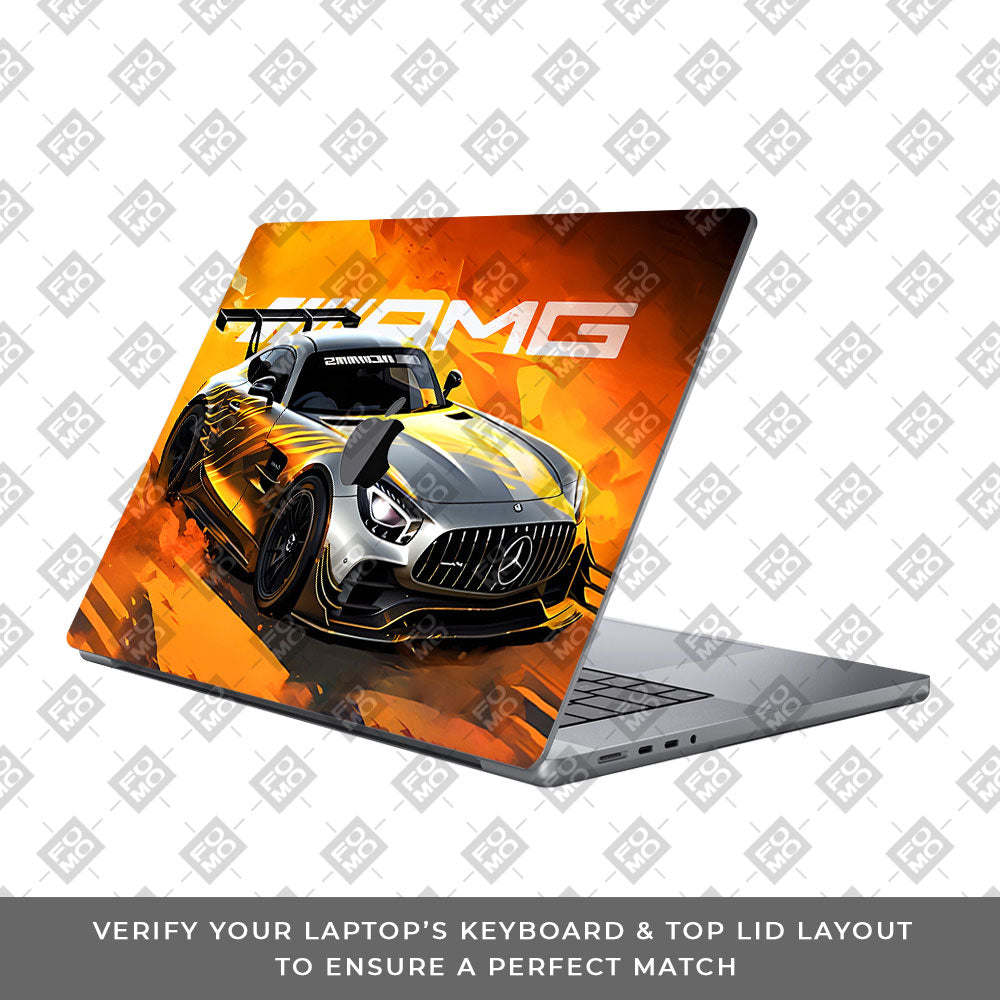 Mercedes AMG GT MacBook Pro 16 2019 Laptop Skin