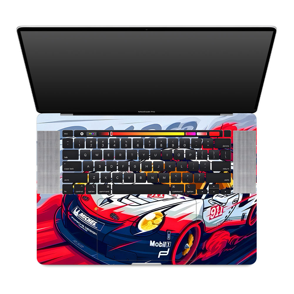Porsche 911 RSR MacBook Pro 16 2019 Laptop Skin