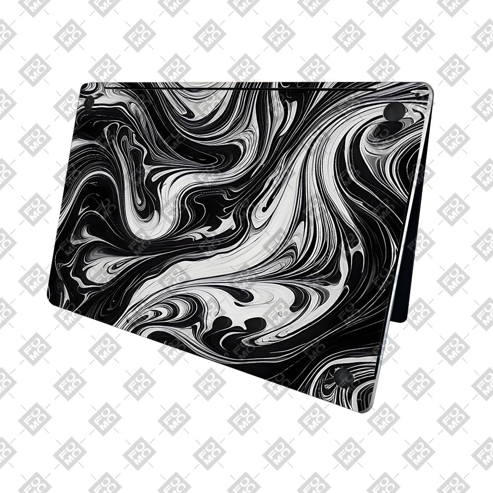 Black and White Marble MacBook Pro 16 2019 Laptop Skin