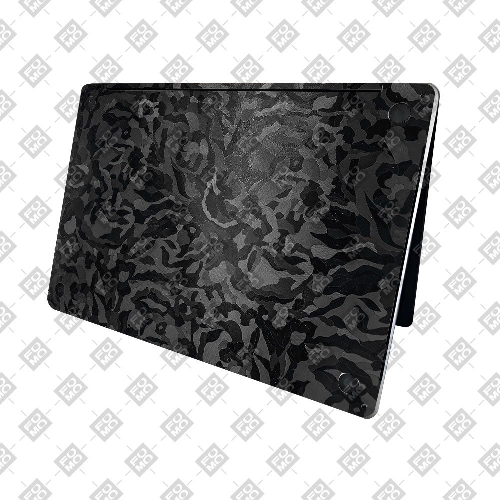 Black Camouflage MacBook Pro 16 2019 Laptop Skin