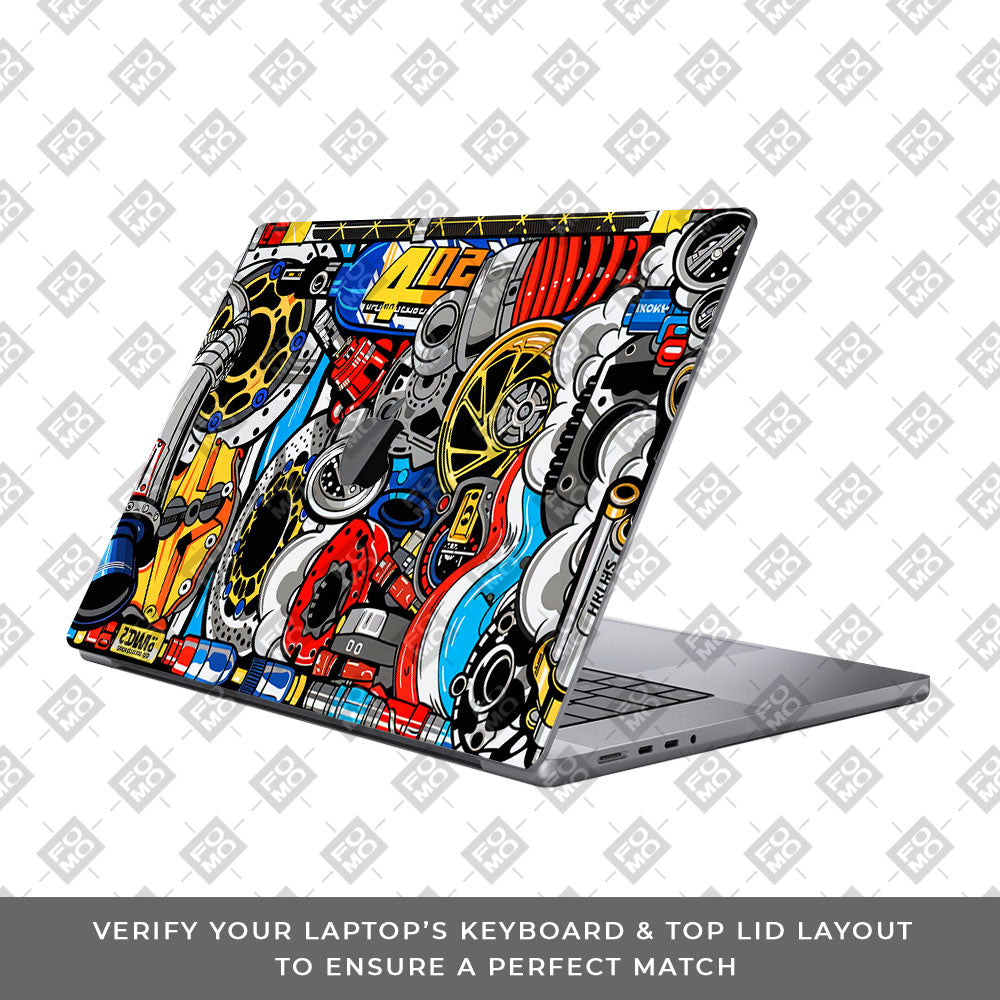 Mechanical Chaos MacBook Pro 16 2019 Laptop Skin
