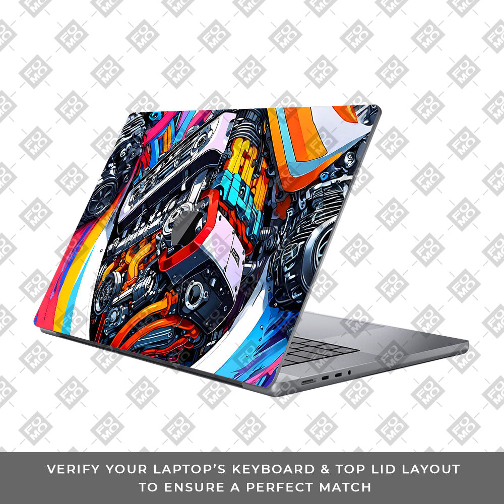 Power in Motion MacBook Pro 16 2019 Laptop Skin