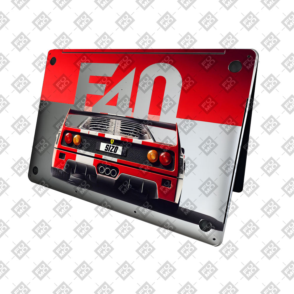 Transparent Ferrari F40 MacBook Pro 16 2019 Laptop Skin
