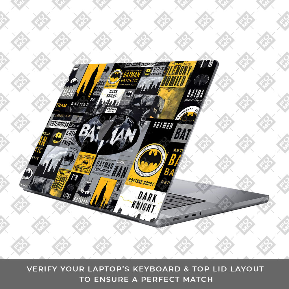 Batman Collage MacBook Pro 16 2019 Laptop Skin