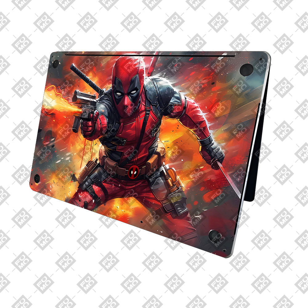 Deadpool in Action MacBook Pro 16 2019 Laptop Skin