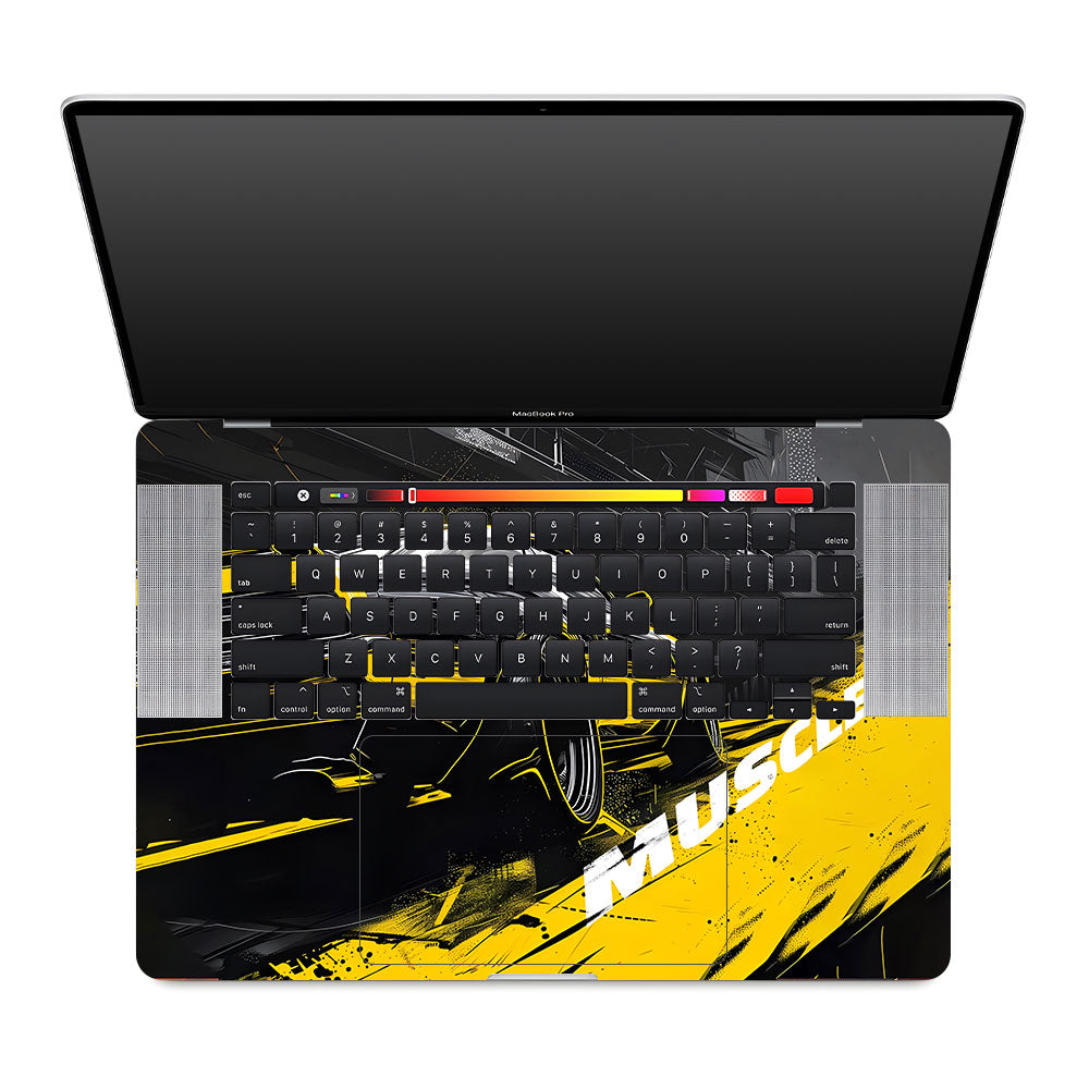 Black Muscle MacBook Pro 16 2019 Laptop Skin