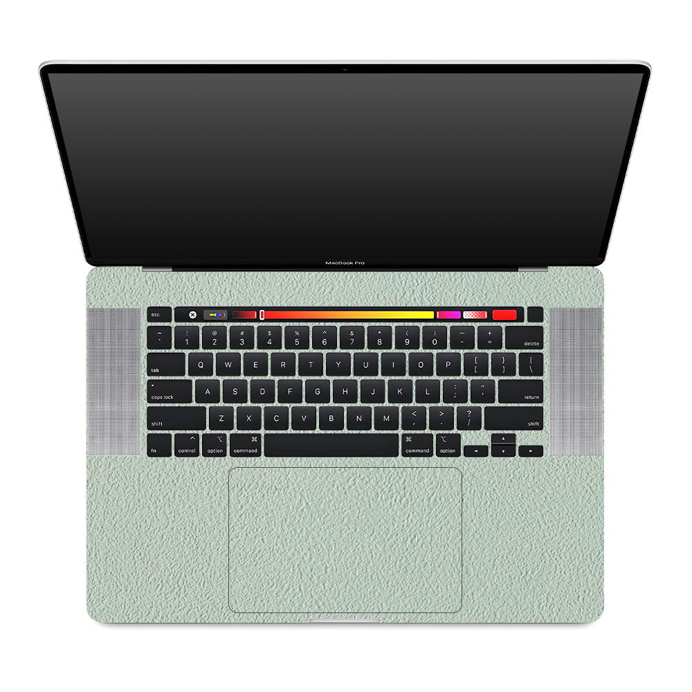 Textured Aqua Stone MacBook Pro 16 2019 Laptop Skin
